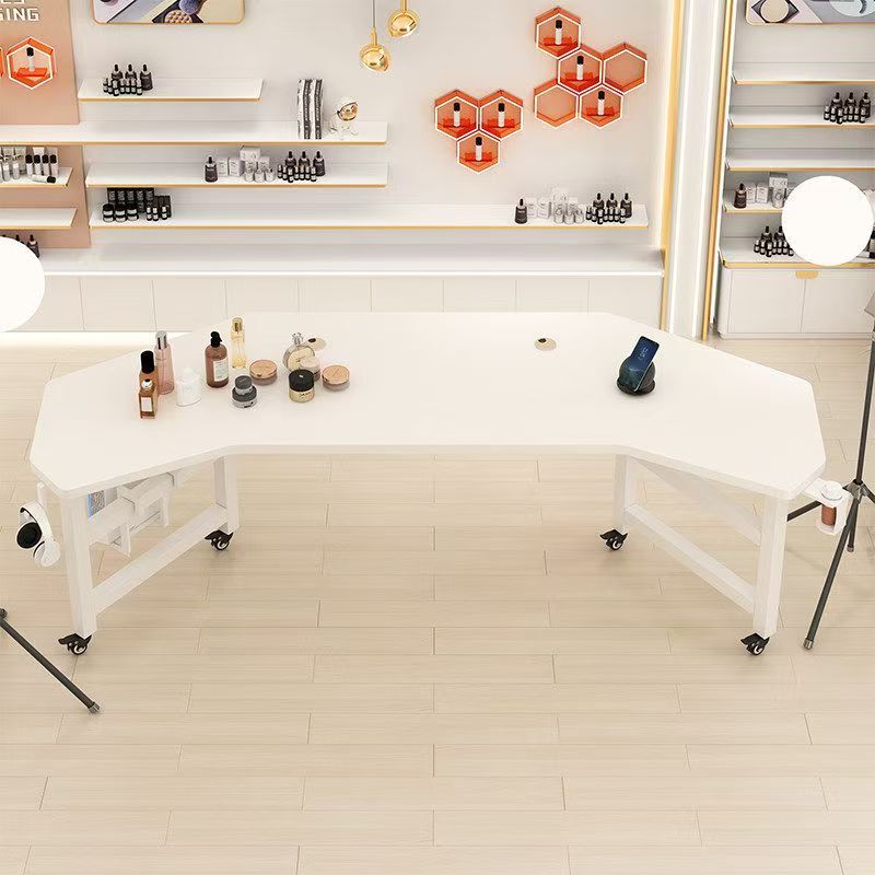 Adjustable Desk for Streamers, Dedicated Live Broadcast Table, Computer Desk, Influencer Product Display Stand, Movable Gaming Desk Adjustable Desk for Streamers, Dedicated Live Broadcast Table, Computer Desk, Influencer Product Display Stand, Movable Gaming Desk