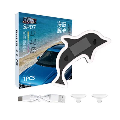 Other lights — ambient light, no-wiring triangle window - dolphin-iridescent-direct-sales-from-manufacturerdrop-shippinglabeling-and-warehousing