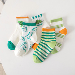 23款兒童襪子春夏季網眼薄款透氣中大童男女童學生卡通短筒襪批發