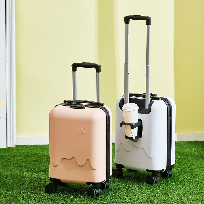 High-Looking 16inch Boarding Case, New Suitcase with Removable Wheels, 14inch Trolley Suitcase, Children's Cute Password Box