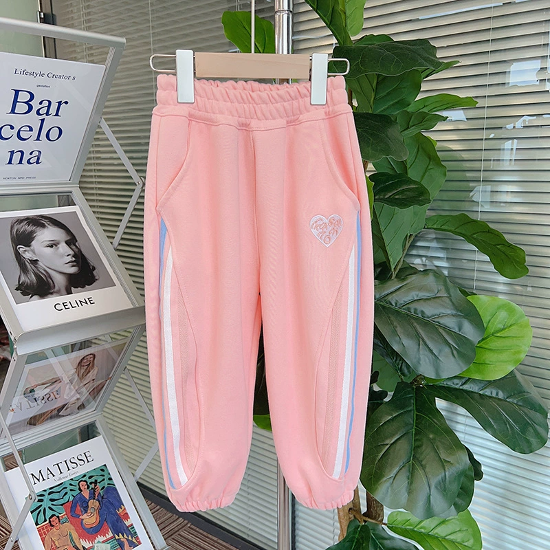 Детские oversized штаны, осенние джоггеры, эластичный пояс и манжеты, размеры 90–140