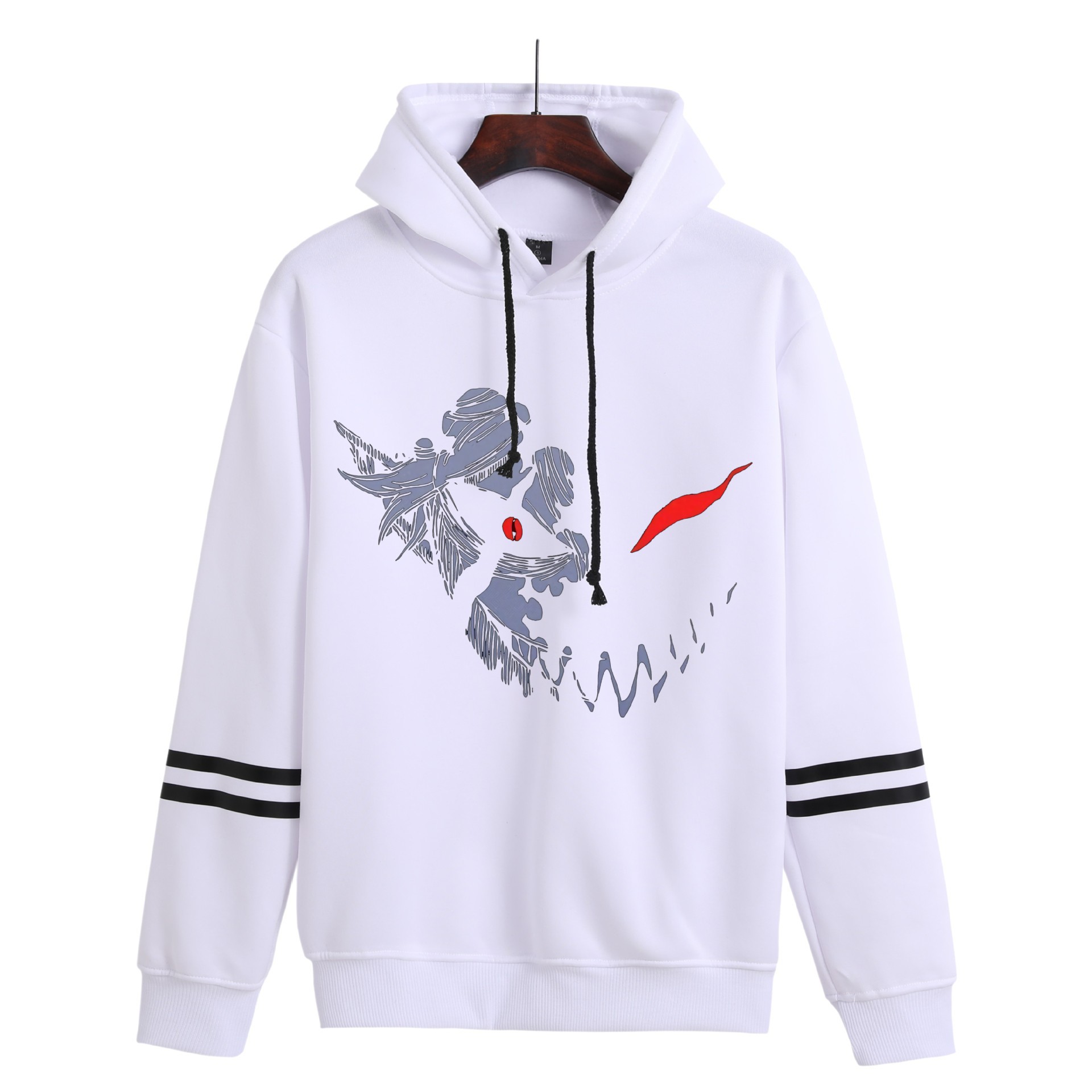 Suéter de nuevo estilo de comercio exterior, entorno de animación, suéter con capucha con estampado digital Black Clover