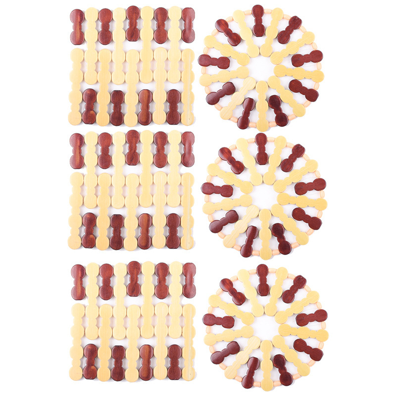 원형 3개 정사각형 3개