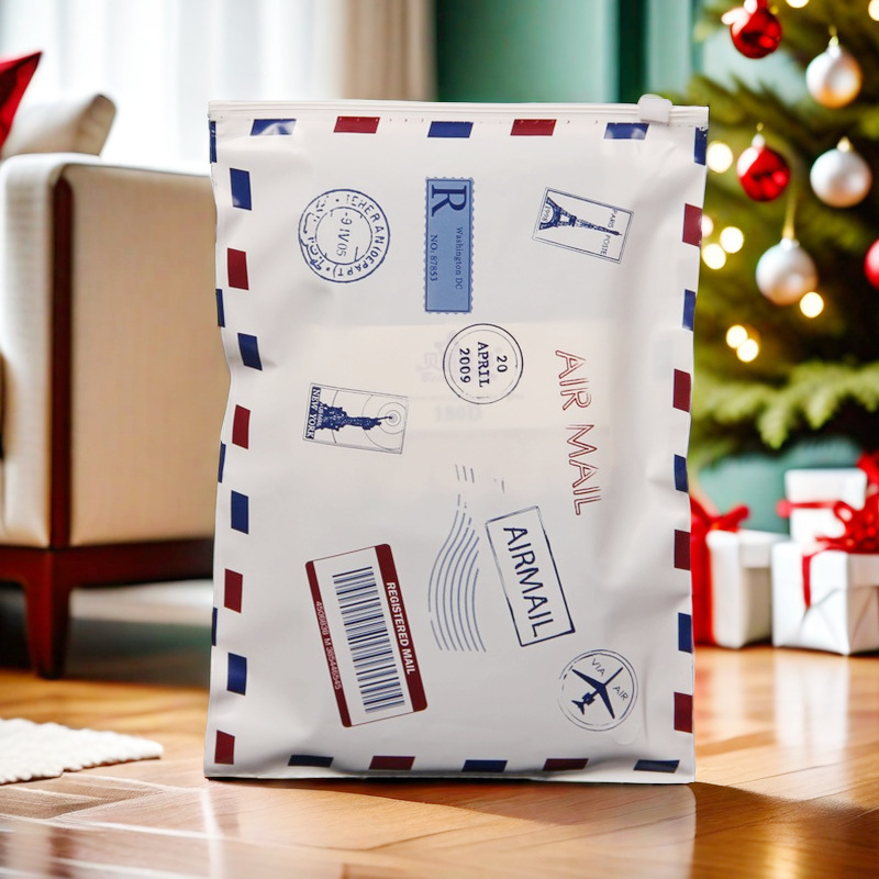 英文打底裤包装袋内裤丝巾拉链袋背心文胸童装塑料透明袋自封口