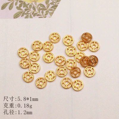 Beads Semi-Finished Products Wholesale by – Zərgərlik ara hissələri - large-wheel-spacers-about-5-pieces-per-gram