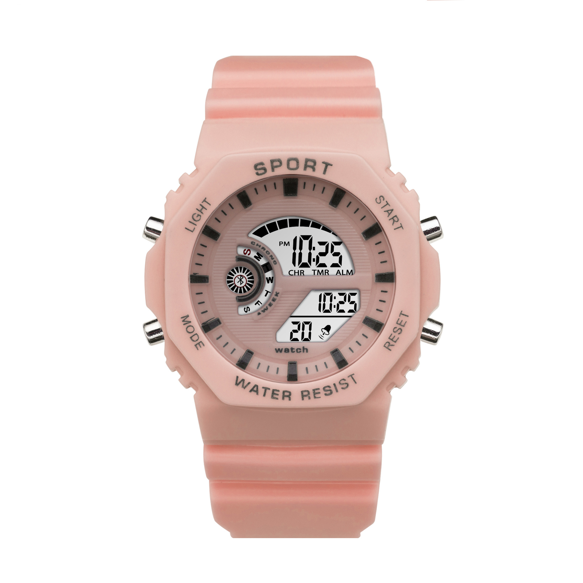 Transfronterizo al por mayor reloj electrónico pequeño fresco impermeable modo luminoso simple color caramelo en stock reloj unisex