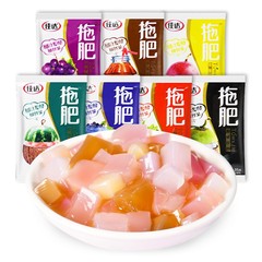 Snacktime Delight Coconut Jelly Pudding Bags - Nostalgic Coconut Jelly with Real Fruit Particles - Internet Popularity Snack - Leisure Food Wholesale