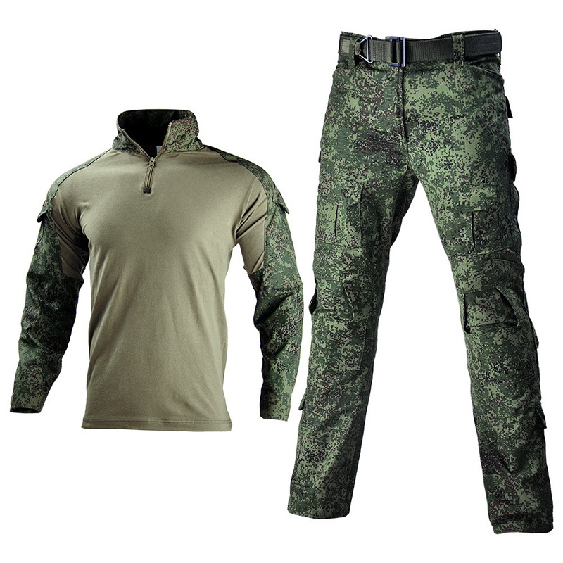 Trajes de rana transfronterizos G2 trajes de camuflaje de manga larga trajes de rana tácticos hombres trajes de entrenamiento militar al aire libre instructor CS trajes de expansión