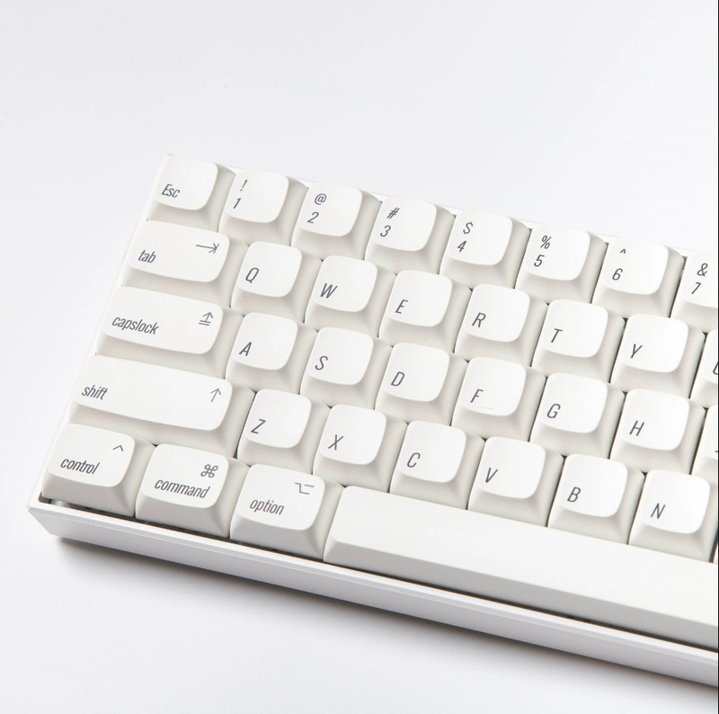 apple style keycap MAC minimalist white XDA simple 61 64 68 84 87 98 104 for apple