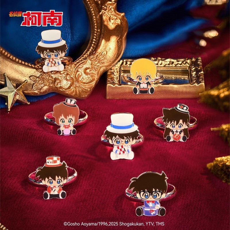 正版新品名侦探柯南官方正版魔术舞台圆滚滚玩偶挂件盲盒批发礼品|undefined