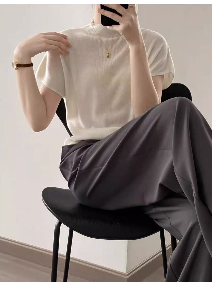 Woolen summer base sweater