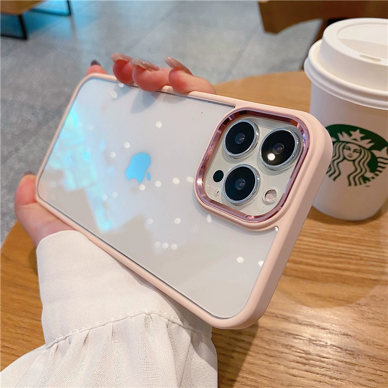 Совместимый с Apple iPhone14 Pro двухцветный защитный чехол, линза, мобильный телефон