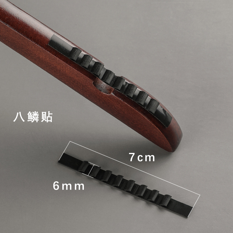 Eight scale stickers black