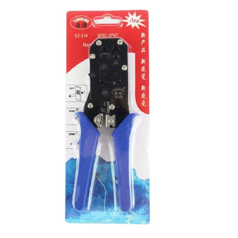 318 сети двойного назначения 8P + 6P инструмент зажим для проводов Инженерная проводка Многофункциональный сетевой кабель телефонная линия зажим для проводов