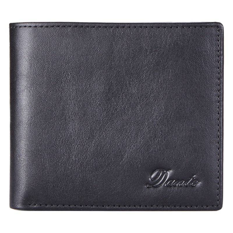 2025 new men's wallet head layer cowhide anti-theft swipe RFID leather wallet Wallet foreign trade wholesale