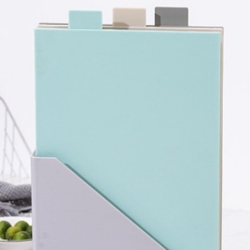 Fábrica de lista de 3 conjuntos de placas de plástico, tablero de corte de clasificación de salud con tablero de corte base,