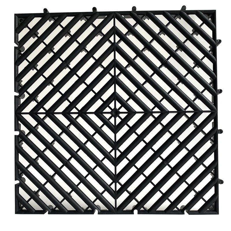 3 cm lavado de coches parrilla de suelo empalmada PP nuevo material lavado de coches sin ranura partición de plástico 4S tienda alfombra de suelo