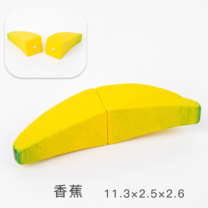 Los niños juegan casa cocina juguetes madera magnética verduras y frutas cortar madera frutas y verduras a granel traje al por mayor