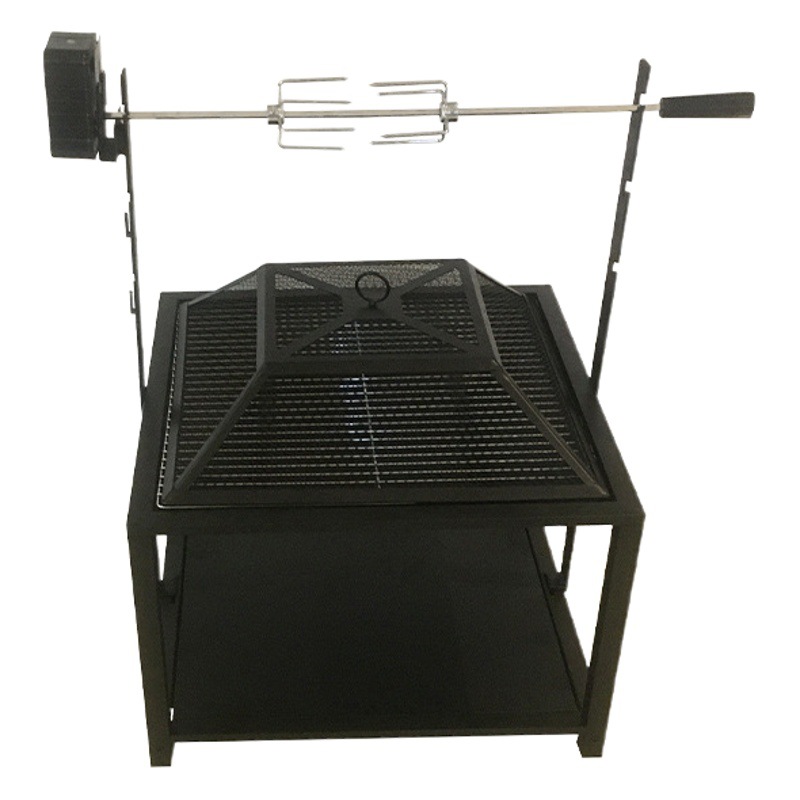 Parrilla eléctrica multifuncional cuadrada para barbacoa, fabricante original, horno electromecánico para barbacoa