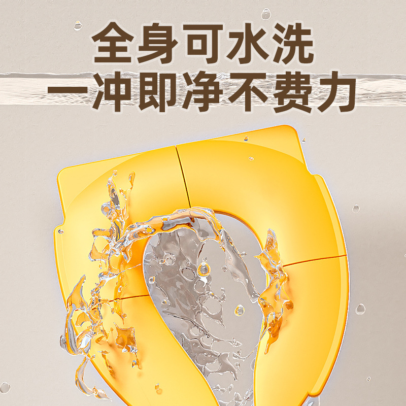 Anillo de inodoro para niños en el hogar, asiento de inodoro plegable, asiento de inodoro portátil para bebés y bebés