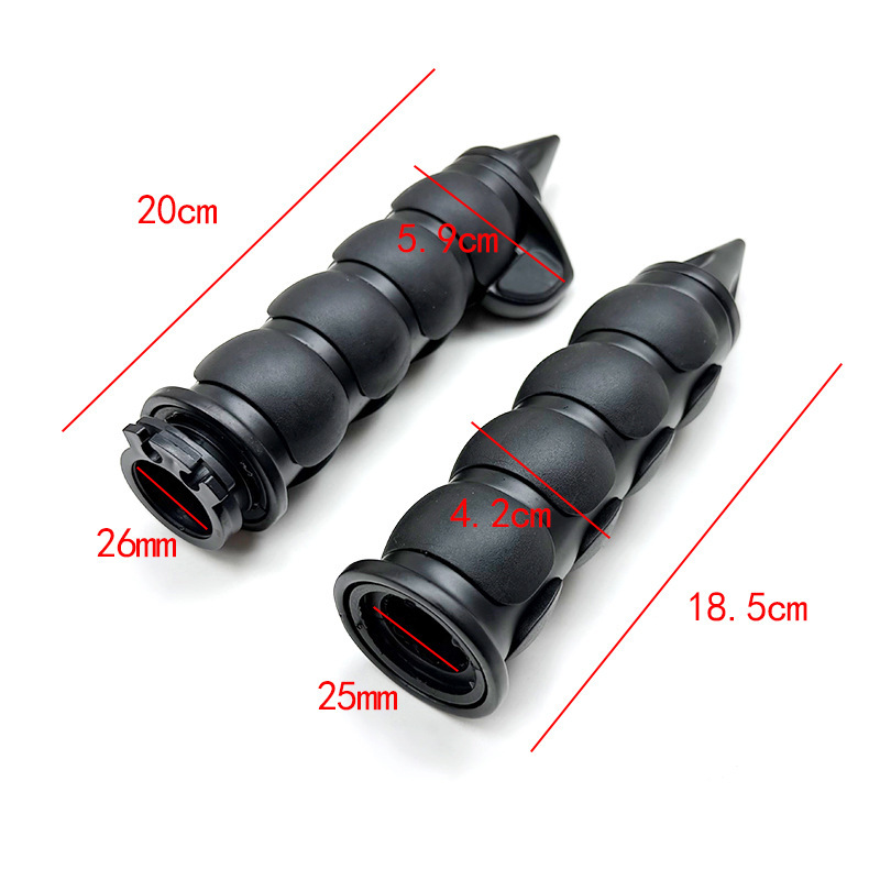 Suitable for Harley motorcycles with 25mm handlebars, throttle grip covers, throttle cable type handlebar rubber covers, modification parts
