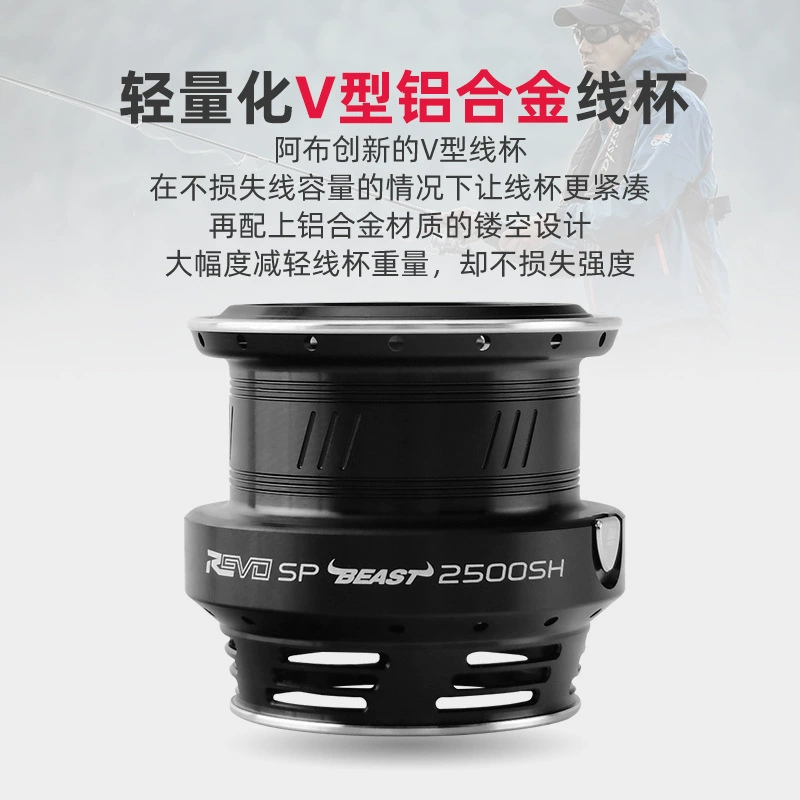 Abu 2023 Revo3 Beast Bulls and Wild Beast текстильная катушка, новая модель 2023, лёгкая, для дальнего заброса, шоссейная/универсальная леска