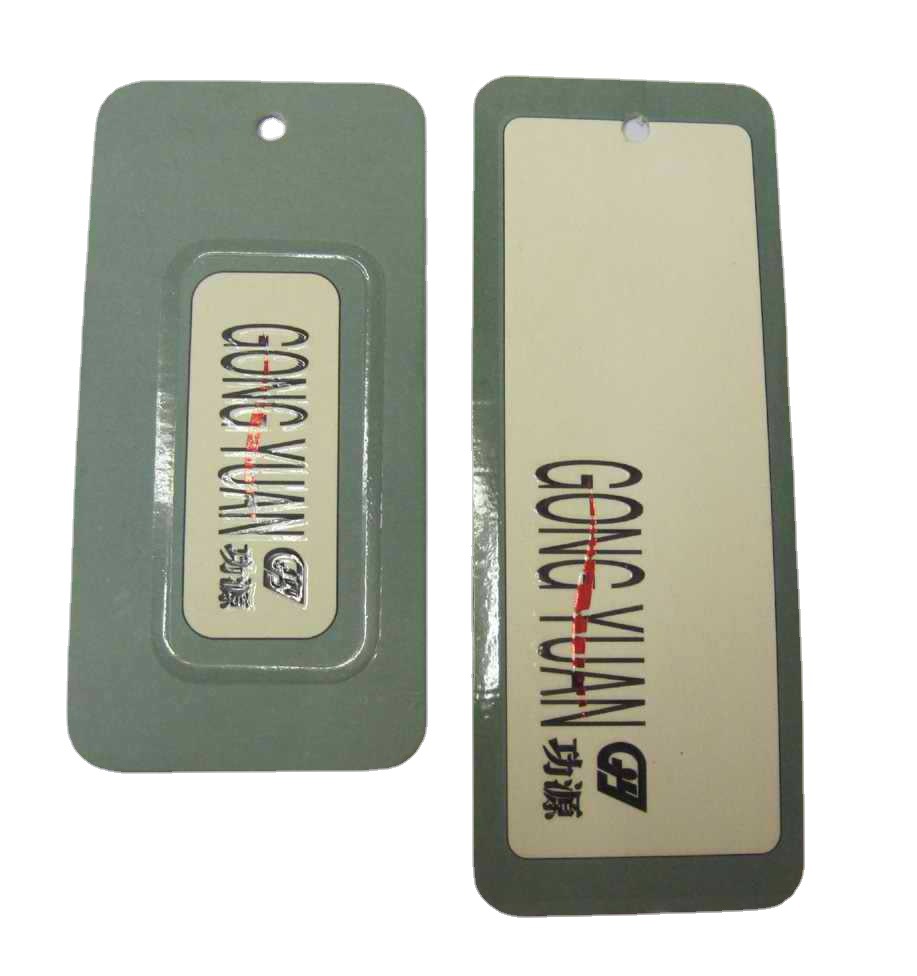 凯俊辅料专业衣服吊牌服装挂牌uv凹凸牛皮纸特种纸吊卡免费设计