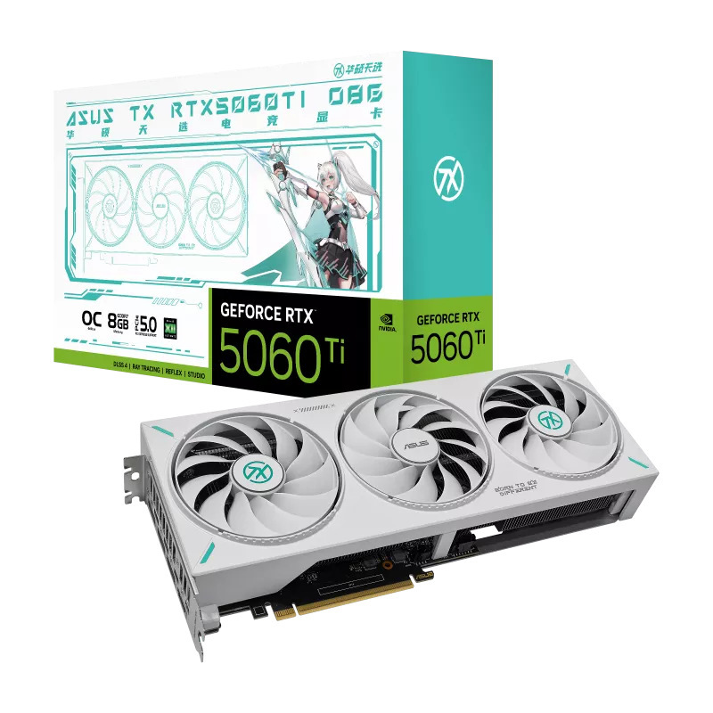 华硕 TX GeForce RTX5060TI O8G适用台式机电脑电竞游戏显卡