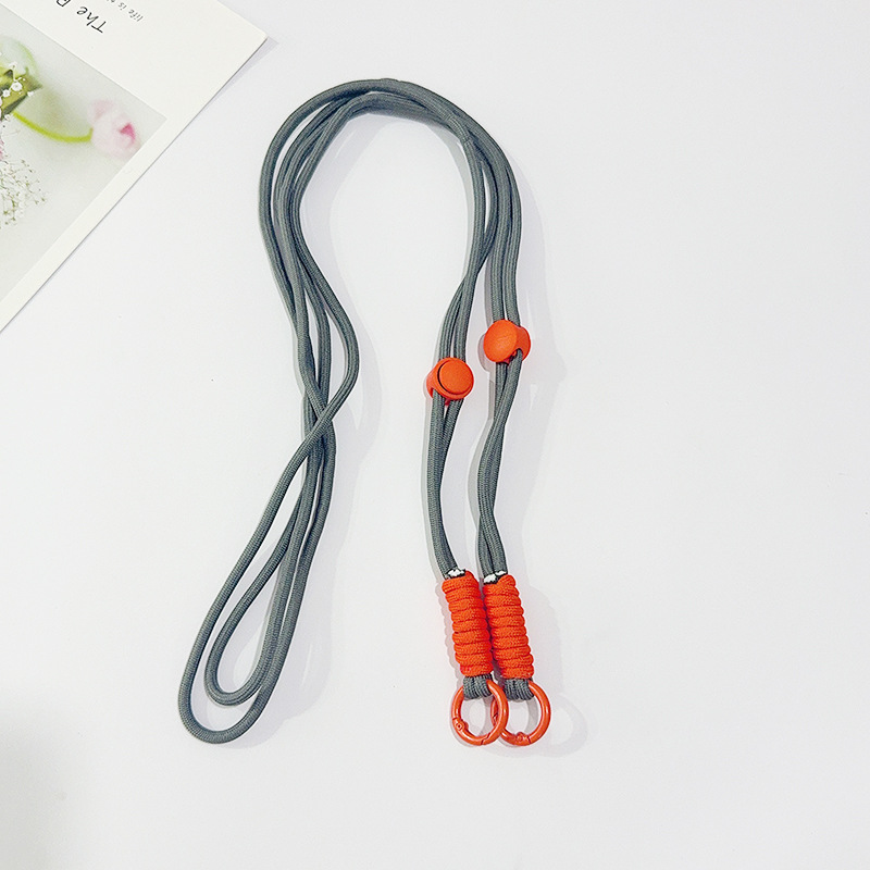 Cordón de teléfono móvil ajustable tejido anudado correa cuerda desmontable crossbody cuerda de teléfono móvil correa de teléfono móvil se puede llevar de vuelta