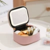 Pink LED illuminated HD mirror