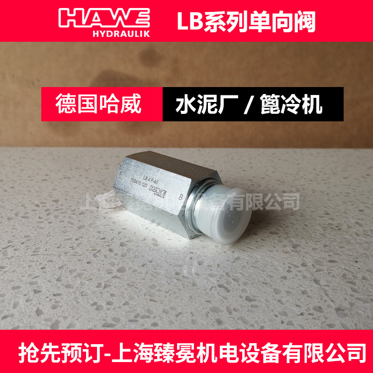 德国哈威LB4C-100单向阀hawe止回阀现货议价