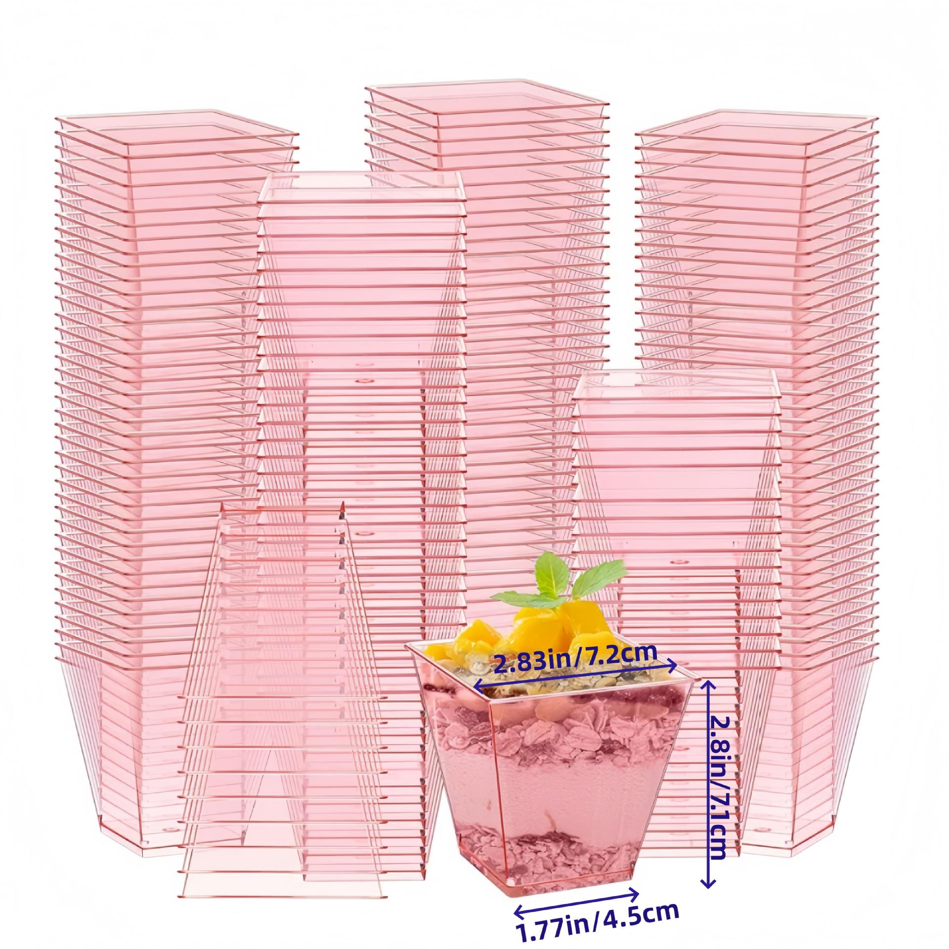 Vaso Desechable de Plástico para Mousse de Plástico PS Desechable para Postres y Repostería image 60