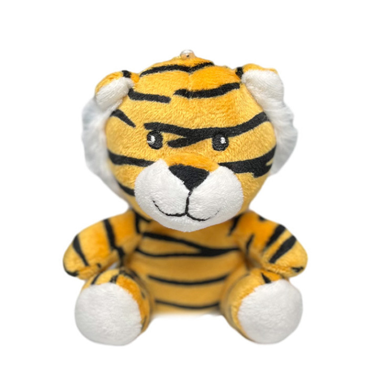 Animal de La Selva muñeca de tamaño pequeño sentado lindo León Tigre muñeca de peluche Regalo de Cumpleaños grab máquina muñeca al por mayor