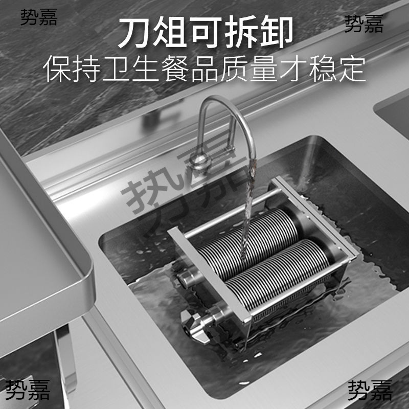 绞肉机商用肉铺用多功能大型灌肠不锈钢大功率切肉片肉丝碎肉
