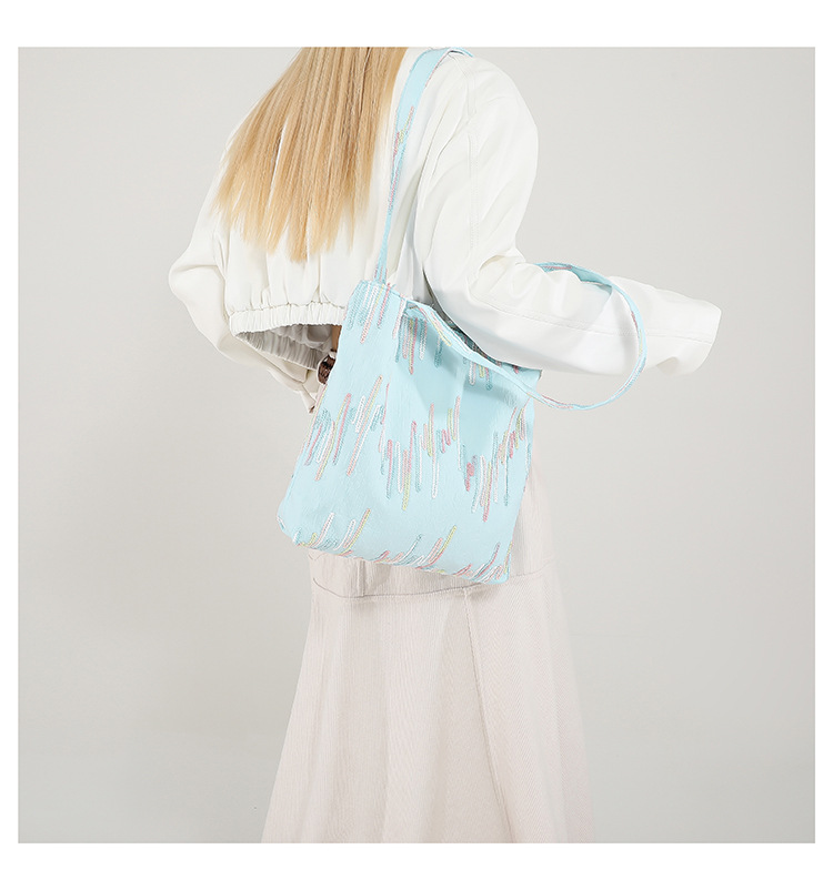 Casual and simple commuter underarm bag, large-capacity tote bag, new autumn 2024 fashion and niche single-shoulder crossbody bag undefined