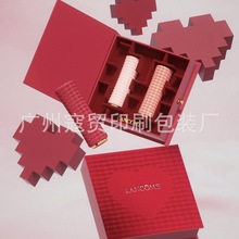 兰蔻寻爱限定2024口红礼盒两支装三支装丝绒爱心迷宫礼盒空盒子