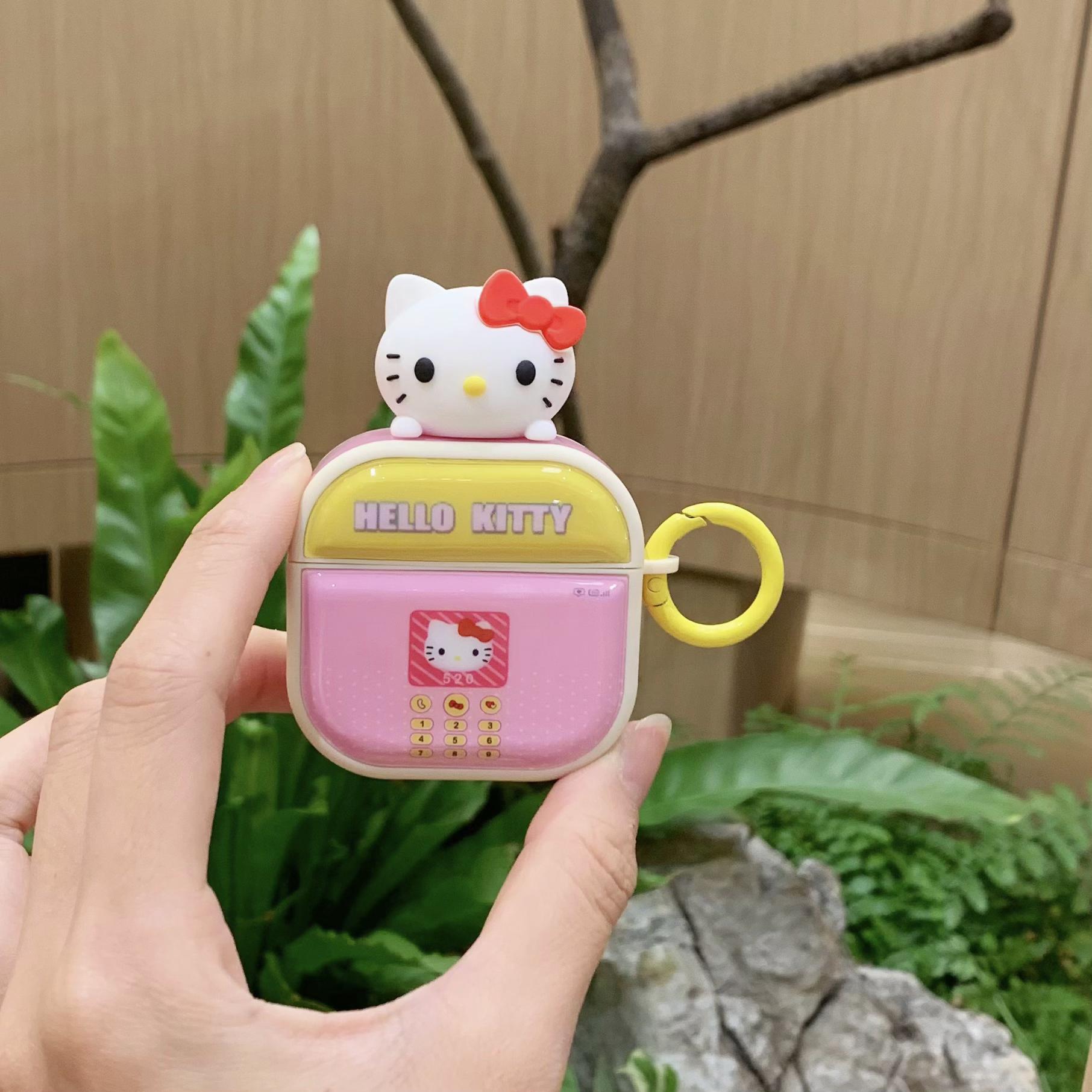 Teléfono de corazón de niña KTcat para Airpods1/2da generación para auriculares Pro2 estéreo nuevos auriculares inalámbricos 3/4