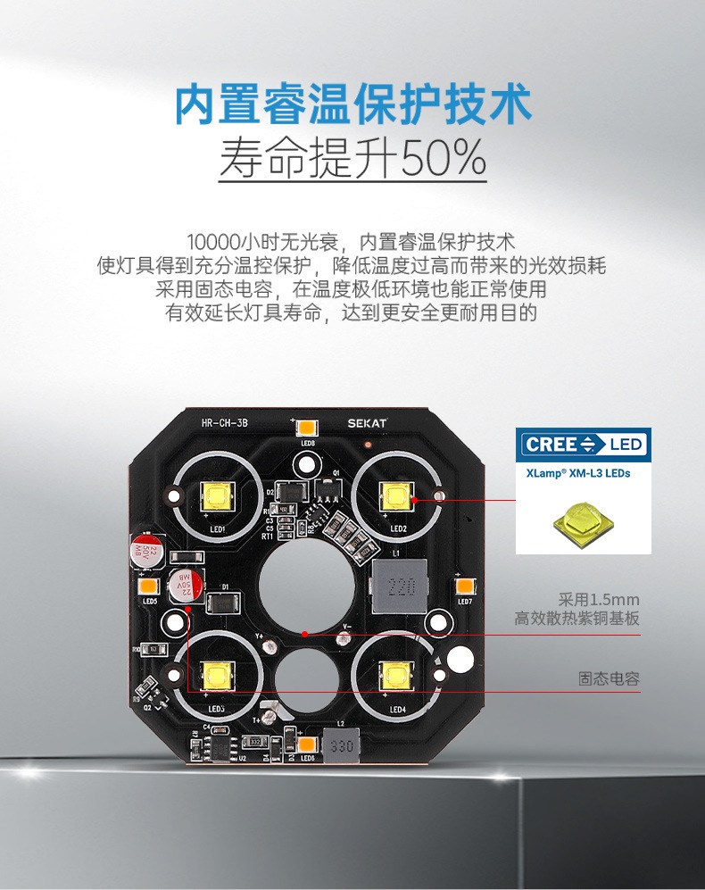 Specialized Automotive Work Lights for Overseas Modifications, Off-Road Vehicle Spotlights, Modified Lights, Led Front Bumper Lights, Four-Leaf Clover Spotlights
