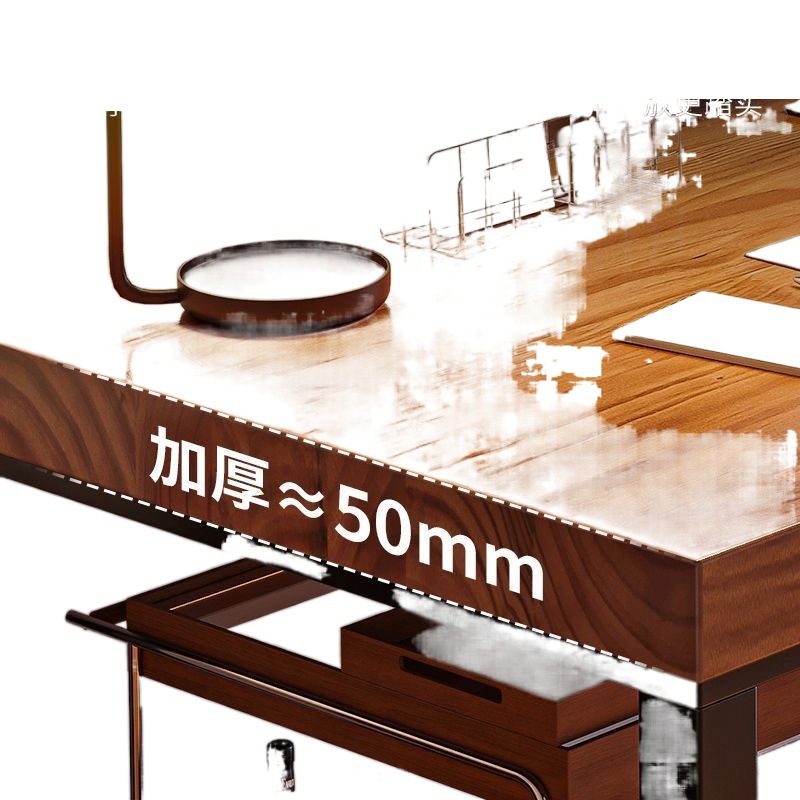 Mesa de tablero grande de madera maciza, escritorio de oficina, escritorio de computadora, mesa de estudio para el hogar, banco de trabajo simple chino rectangular