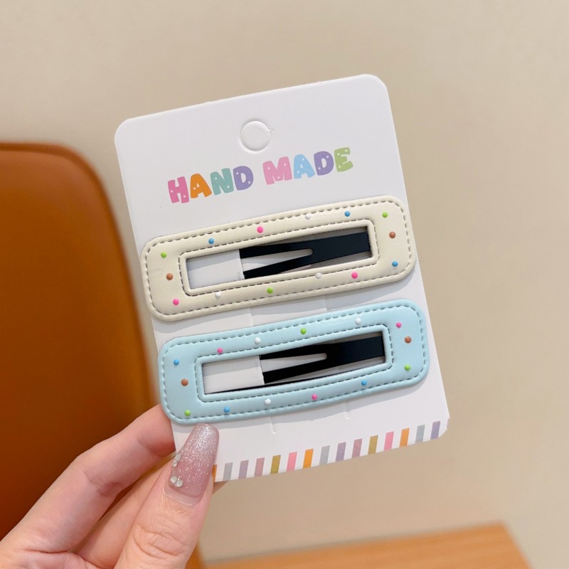 Crema para niños ultra Xianbo puntos pinzas de cabello lateral pinzas de cabello frises 2024 nuevas niñas lindas pinzas de cabello rotas toques