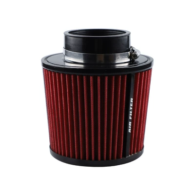 Automobile air filter element filter air filter mushroom head mushroom head filter engine intake pipe modification (Sorma kollektoru (Giriş)) - red