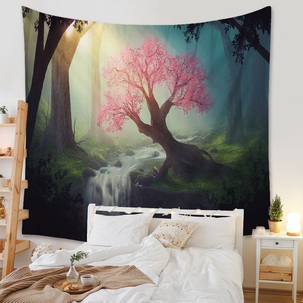 Fashion Landscape Wall Decoration Cloth Tapestry Wholesale Nihaojewelry display picture 144