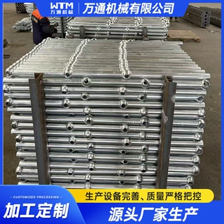 电厂化工厂镀锌球形立柱栏杆防护栏平台围栏空心焊接栏杆