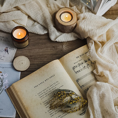 Handmade cotton and linen tablecloth Japanese-style washed linen cotton cloth gourmet cake shooting background cloth photo prop napkin photography