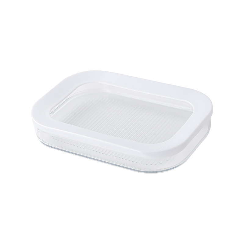 蓋付き冷蔵保存箱、食品グレードの冷凍プラスチック保存箱、キッチン冷蔵庫用の透明な特別な保存箱|undefined