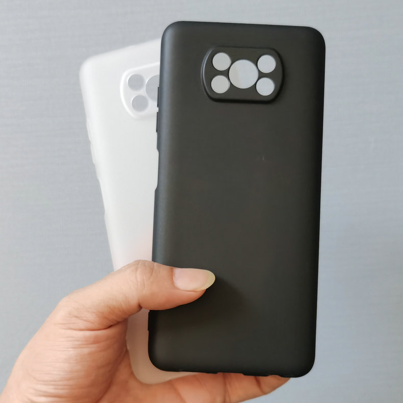 适用小米POCO X3手机壳NFC保护套X3Pro透明全包硅胶磨砂壳防刮软