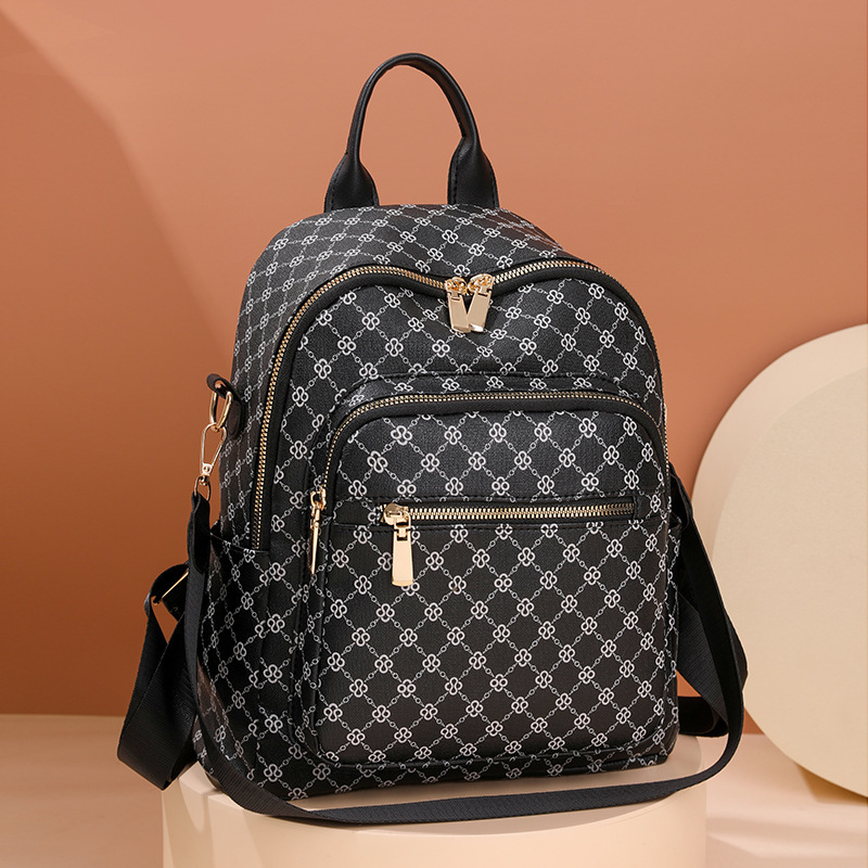 外国貿易のリュックサックのファッションの女性の新型のリュックサックの復古のプリントのアルファベットの大容量は旅行に出かけます。|undefined