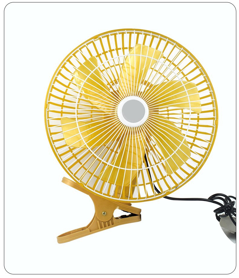 Car-mounted fan, small fan for trucks and cars, oscillating fan for large trucks, electric fan for tricycles, 24V 12V electric fan
