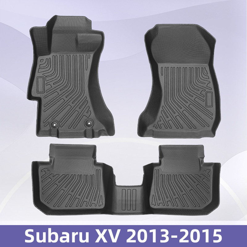 Aplicable a Subaru XV 2013 - 2015 TPE Foot Pads 3D All-Weather Material Backpack Pads