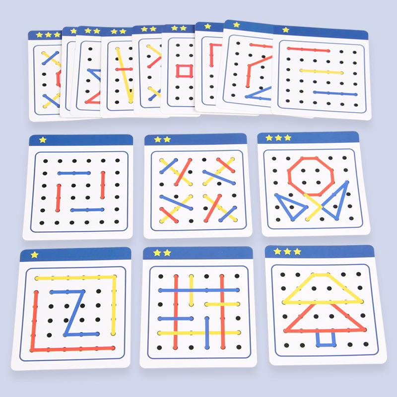 CPC CE puzzle infantil educación temprana juego de cuerda bebé mano ojo coordinación entrenamiento de cuerda placa de madera juguetes al por mayor